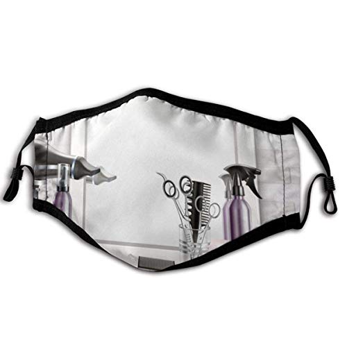 shyly Herramientas de peluquería Composición Lavable Reutilizable Mascarilla para Exterior Nariz Boca para Hombres Mujeres
