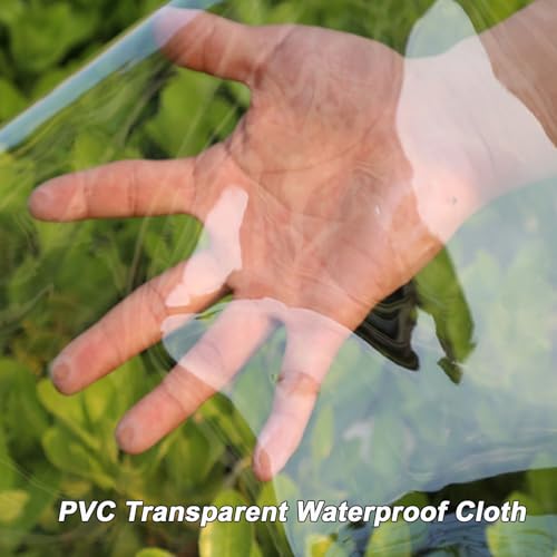 Lona transparente contra rasgaduras ideal para tapar leña húmeda y proteger la piscina 4