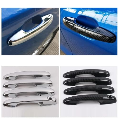 Coque Focus MK4 cache-rayures carbone pour rénover la poignée extérieure - 4
