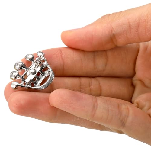 Okllen 48 Pieces Small Crown Brooches, Silver Gold Crown Pins, Fashion Rhinestone Brooch Pins for Women, Men, Lapel, Sashes, Wedding4