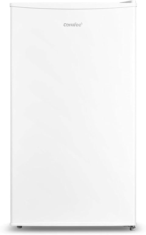COMFEE' RCU60WH2 Congelatore Verticale Monoporta Compatto 60L | Temperatura Regolabile, Porta Reversibile, 41dB, Libera Installazione, Funzionamento Silenzioso, Bianco, RCU60WH2(E)