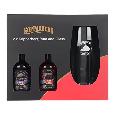 Koppaberg Flavoured Rum & Branded Glass Gift Set by Blue Tree Gifts Cover