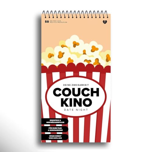 Deine Zweisamkeit Couch Kino Date Night für Paare | Date Night für Film- und Serienabende | Mit kreativen Impulsen & Gesprächsanlassen
