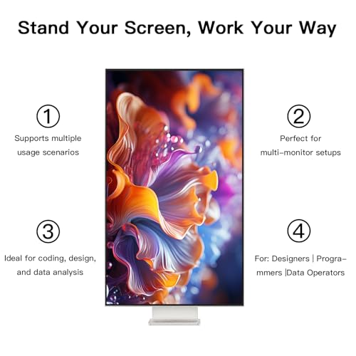 Image of 27-inch 5K Monitor with IPS Panel, 5K (5120 x 2880) All-Aluminum Alloy Body and Stand, sRGB 100%, 99% DCI-P3, NTSC 99%, USB-C (Type-C), Height-Adjustable,VESA100*100