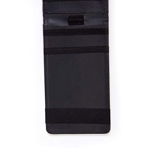 Magic Vosom Professional Golf Scorecard Holder Yardage Book Holder Black - Thumbnail 4