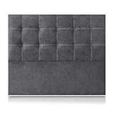 SonnoMATTRESS Cabecero Tritón Tapizado Nido Antimanchas Gris 170X120x8cm