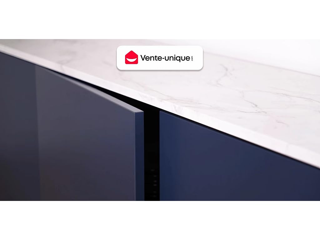 - Muebles colgantes para baño con lavabo empotrado - Chapa de roble - 80 cm - MILIPAM