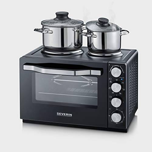 Severin To 2065 Bak- En Toastoven Met 2 Kookplaten, 30 L Ovenruimte, 2500 W, Kookplaten Met 1.000 En 1500 Watt, Incl… - Image 3