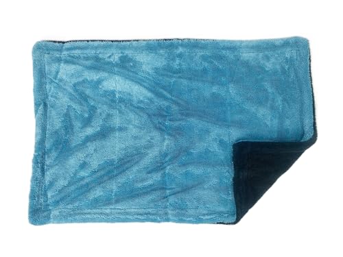 Image of Microfiber Twisted Loop Car Drying Towel | 1200 GSM Ultra Absorbent | Scratch-Free & Lint-Free | Dual Sided Car Cleaning Cloth