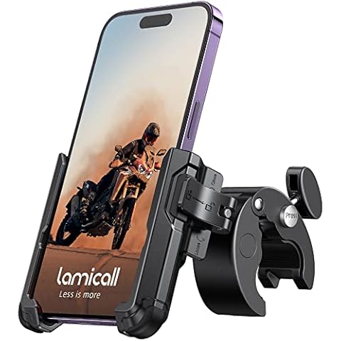 Lamicall Soporte Móvil Bicicleta con 1S Liberación y 360° Rotación Cover