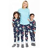 HonestBaby Family Matching Holiday Pajamas Organic Cotton for Men, Women, Kids, Toddlers, Baby Boys, Girls, Unisex Pets, Snow Boardin, X-Small