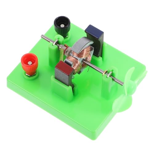 Milisten Modèle de Moteur Électrique à Courant Continu Ouvert, Kit d'Expérimentation Scientifique pour Lycée, Assemblage Manuel, Outil Pédagogique Stem pour Cours de Physique