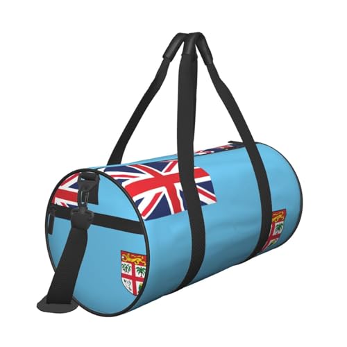 Fiji Flag Large Capacity Travel Bag - Durable Sports Duffel Bag for Hiking, Vacation, Fitness and Business3