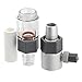 Terizger CO2 Diffuser，Carbon Dioxide Atomiser Bubble Counter Aquarium Inline Co2 Atomizer for Planted Aquarium,Aquarium Diffuser (12/16 mm)