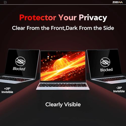 ZOEGAA Privacy Screen 13.3 inch,Magnetic Laptop Privacy Screen 13.3 for 16:10, factory has been focusing on the research and production and owns many international patents such as filtration membranes