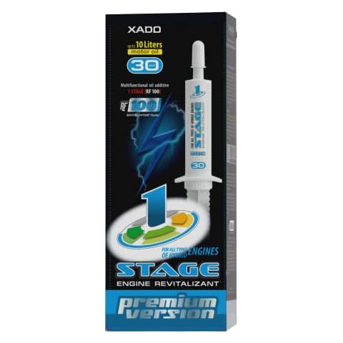XADO 1 Stage Revitalizant for Hybrid Engines – Oil Additive: Restore Power, Reduce Emissions, & Extend Engine Life Cover