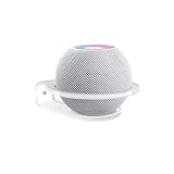 Foso Wall Mount for Apple Mini Pod, Alexa Echo Dot 3rd, 4th Gen with & Without LED Clock, Google Nest Mini Speaker Stand Holder for SmartSpeakers, Built-in Cable Management (Speaker not Included)