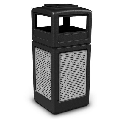 Precision 42 Gallon Waste Container Color: Black
