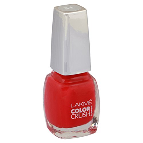 Image of Lakme True Wear Color Crush Nail Color, Red 24, 9ml & Lakme True Wear Color Crush Nail Color, Reds 31, 9 ml