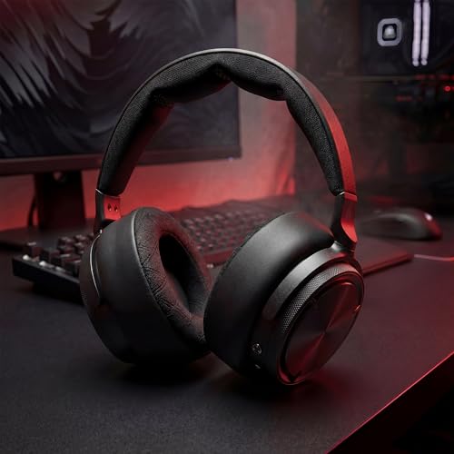 WC Freeze V2 Virtuoso Max - Almohadillas de Gel Refrigerante para Auriculares Corsair Virtuoso Max | Diseñadas por Wicked Cushions | Máximo Confort, Tela de Refrigeración Freeze V2 Nueva, Extra Gruesas | Negro miniatura 3