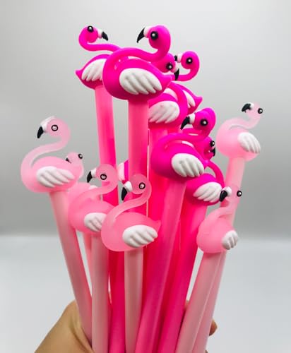 Bolígrafos Gel Negro Flamingo Kawaii 0.5 mm Pack 20 miniatura 5