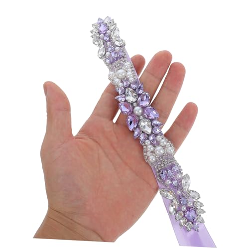 Dazzling Purple Waist Ribbon for Dresses Jeans for Weddings Proms Formal Gatherings Eye Catching Costume Belt with Durable Craftsmanship4