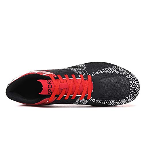 iFRich Track Spikes Tênis masculino feminino de malha para atletismo e atletismo para meninos e meni