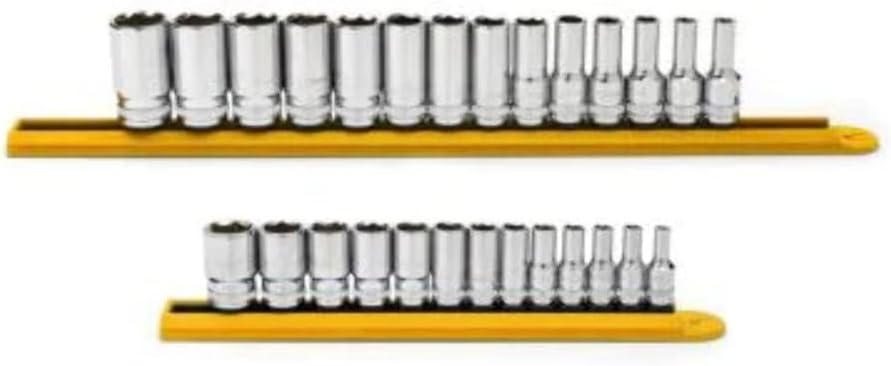Gearwrench - Set Skt Mid Lngth 1/4 3/8Dr 6Pt 27Pc Mm (86541-06)
