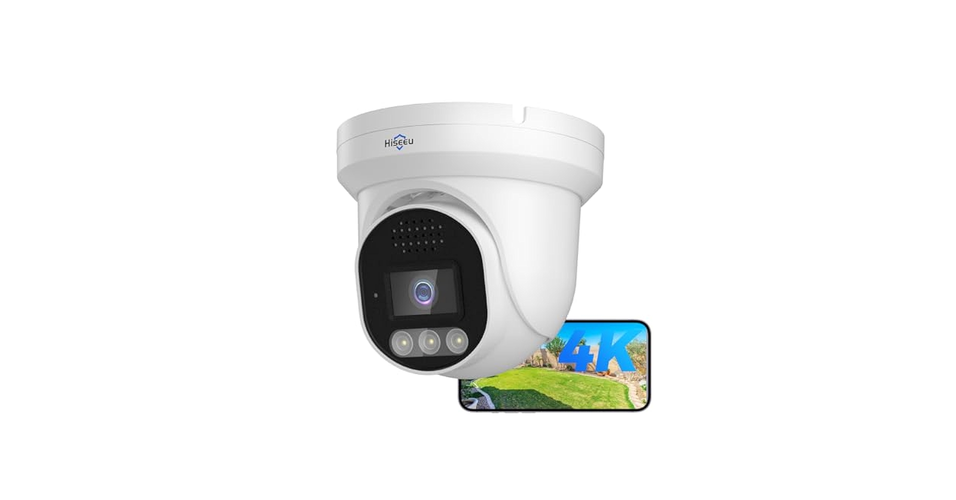 Amazon.com : Hiseeu 【4K Ultra HD】 8MP PoE Camera, IP
