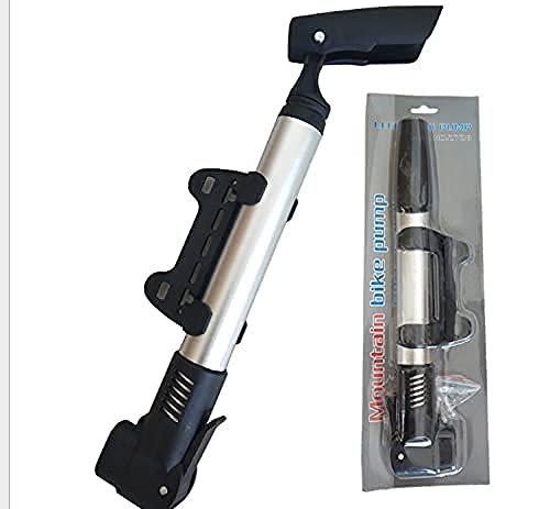Resilience Mart Mini Bike Bicycle Tire Frame Pump Portable Bicycle Air Pump Bike Pump for Road Mountain Bikes Sports Balls Inflatables Toys Cycling Pump, Multi, ‎standard