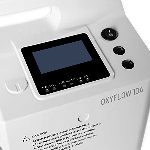 Image of Microtek OXYFLOW 10A Oxygen Concentrator Up to 95% Oxygen Purification for Home Use (10Ltr)