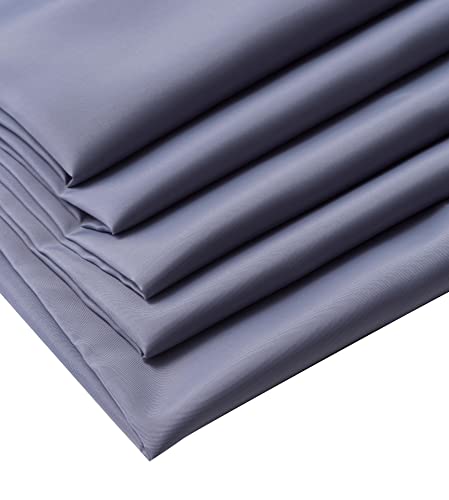 IPEA Tejido de Forro 200 x 150 cm color Gris - Made in Italy – Tejido al Metro para Costura, Ropa, Forros, Chaquetas, Pantalones, Faldas, Muebles, Almohadas - Tela Lisa para Coser y Forrar