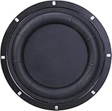 8 Inch Passive Radiator, Round Bass Loudspeaker Diaphragm for Audiophiles, Diaphragm Plate Rubber Plate for Subwoofer Repair Car Woofer Membrane Replacement
