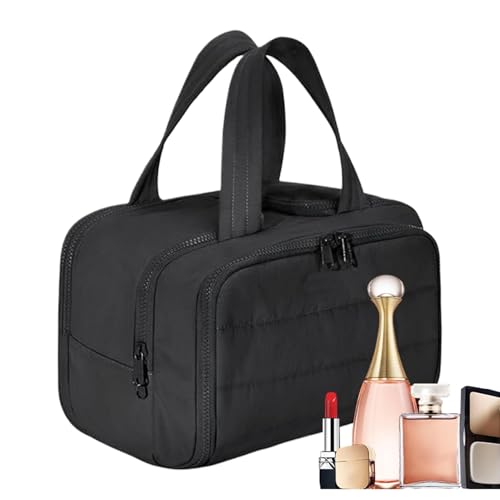 Trousse de maquillage portable pour éviter les fuites de flacons en voyage