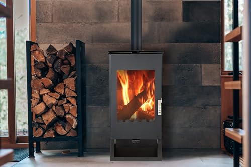 EEK A+ Verso Ina Holzofen - 7.5 KW Nennleistung, Robust und Leistungsstark, für Gemütliche Wärme Zuhause – Bild 6