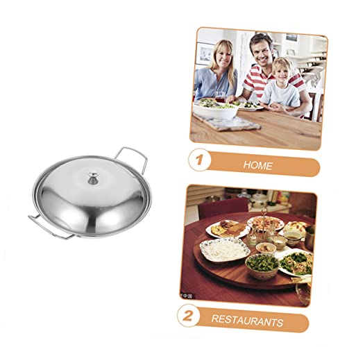 Sartén de Cocina de Acero Inoxidable con Tapa y Doble Asa miniatura 4