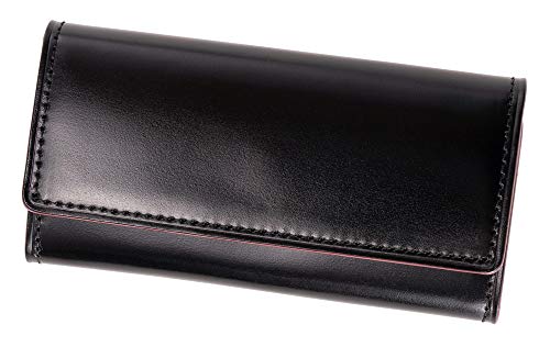 [キプリス] CYPRIS オイルシェル コードバン ＆ ヴァケッタレザー キーケース 革 レザー レーデルオガワ 父の日 ギフト プレゼント 誕生日 彼氏 ブラック 5464