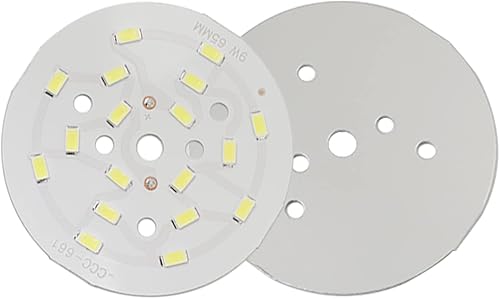 Miniatura 21 de Bettomshin 1 unids LED chip módulo 5730 COB circular 12 W 300 mA aluminio cálido blanco 3000 K alta potencia lámpara reflector 3.35 pulgadas