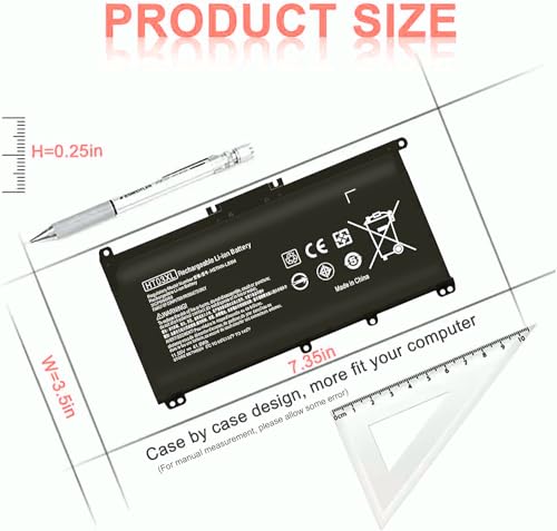 HT03XL ULTRAZONE Laptop Battery for HP Pavilion 14-CE 14-CF 14-CK 14-DF 15-CS 15-CW 15-DA 15-DB 15-DW 17-by 17-CA 250 255 G7 L11119-855 HSTNN-UB7J - Image 2