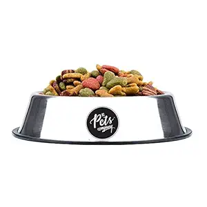 The Pets Company Dog Feeding Bowl, Stainless Steel Bowls for Small Dogs