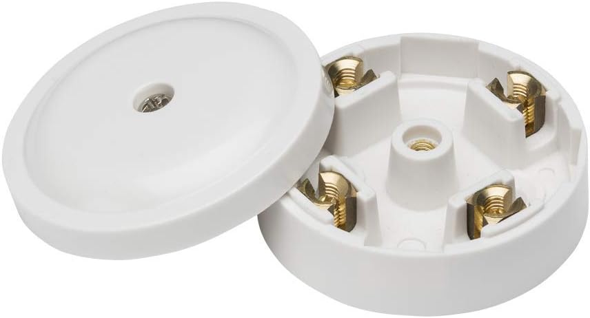 Knightsbridge SN8410 20A Junction Box 4-Terminal - White (59mm)