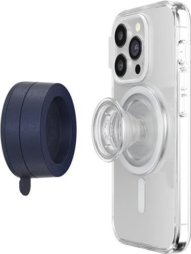 Image of PopSockets Magnetic Suction Phone Mount, Surface Mount for MagSafe, Navy Blue - French Navy