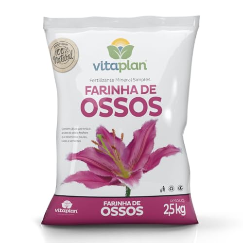 2,5kg Farinha de Ossos, Fertilizante Adubo Orgânico para Plantas ...