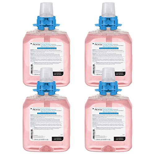 PROVON Foaming Handwash with Moisturizers, Cranberry Fragrance, 1250 mL Foam Hand Soap Refill for PROVON FMX-12 Push Style Dispenser - 5185-04