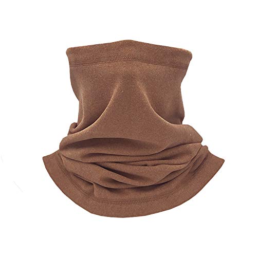 KATELUO Polar Fleece Neck Gaiter Schal,Schlauchschal Herren Damen,Multifunktionstuch Elastisch Halstuch,Windabweisend Halswärmer Warm Fleece Gefüttert für Outdoor Radsport Ski Motorrad Laufen Cover