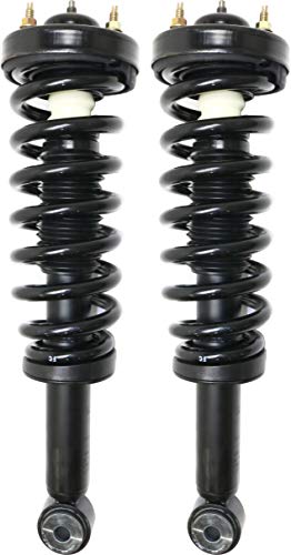 Garage-Pro Front Set of 2 Complete Shocks Strut & Coil Spring Assembly Replacement for Ford F-150 2009-2013 Driver & Passenger Side Four Wheel Drive, Replaces# AL3Z18124AA,AL3Z18124GA
