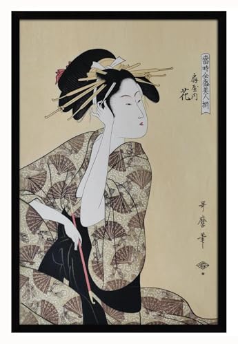 �쑽��̖� �����G�X�^�C���̑S�����l�` ����� �|�X�^�[�������� �L�����o�X�E�H�[���A�[�g ����ŉ� �Ǐ��� �Ǌ|�� �C���e���A 60x40cm �ؘg�t���̊����i