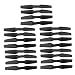 Fytoo 20PCS Propeller for E58 S168 JY019 Folding Quadcopter Spare Paddle Parts UAV Folding Propeller (Black)
