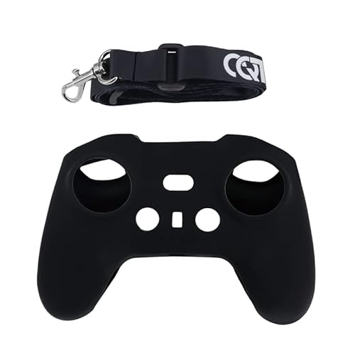 FOR DJI AVATA/FPV �V���R���ی�P�[�X �V���R���P�[�X�J�o�[ �X���[�u �X�g���b�v�t�� �R���g���[���[�J�o�[ �����h�~�ƎC�菝�h�~ (�u���b�N)