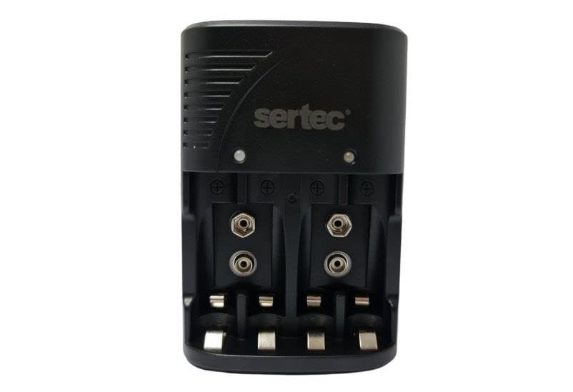 Sertech 9 Volt Pil Şarj Cihazı- 4 Pil Uyumlu Destekli